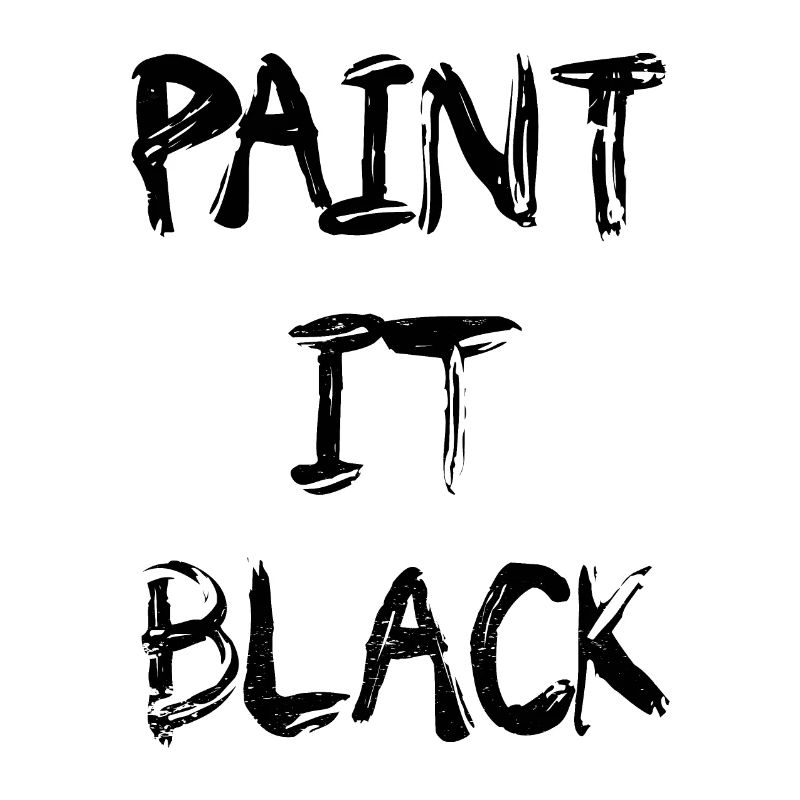 Mal es schwarz