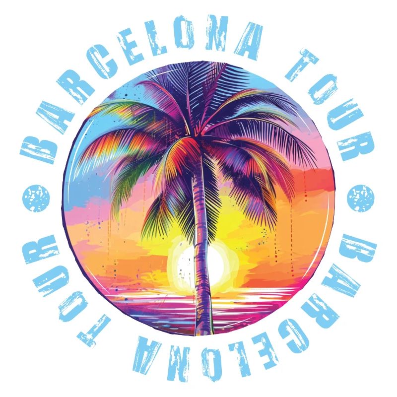 Visite de Barcelone colorée