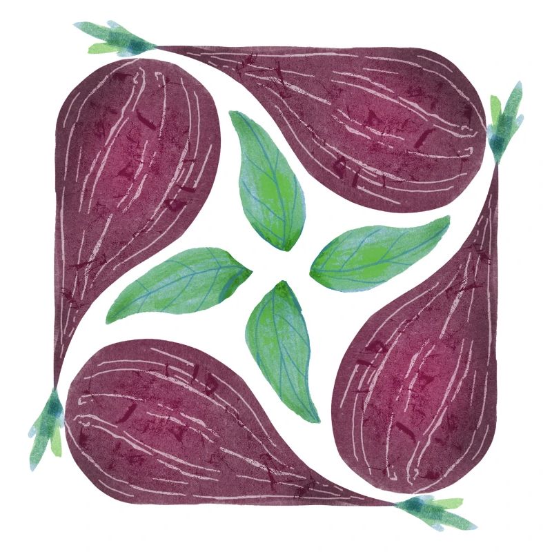 Red Onion Pattern