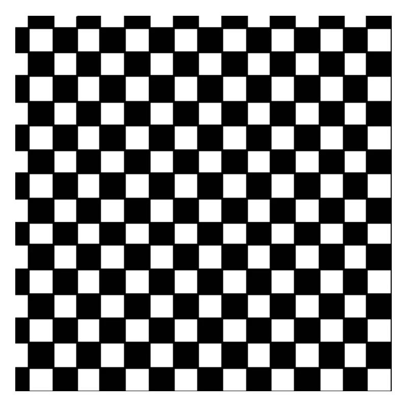Black and white checkerboard pattern