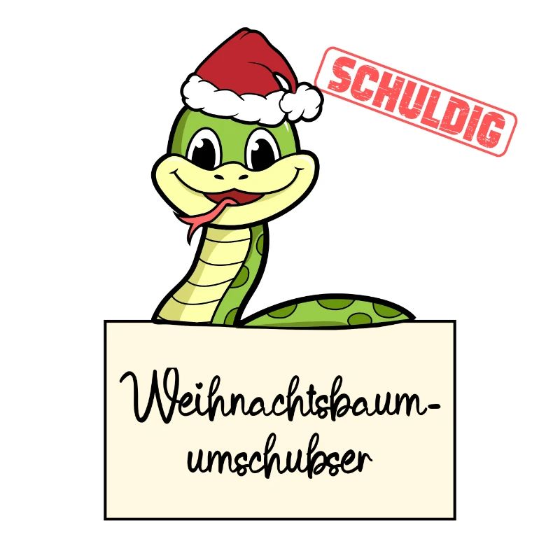 Weihnachtsbaum Umschubser Schlange