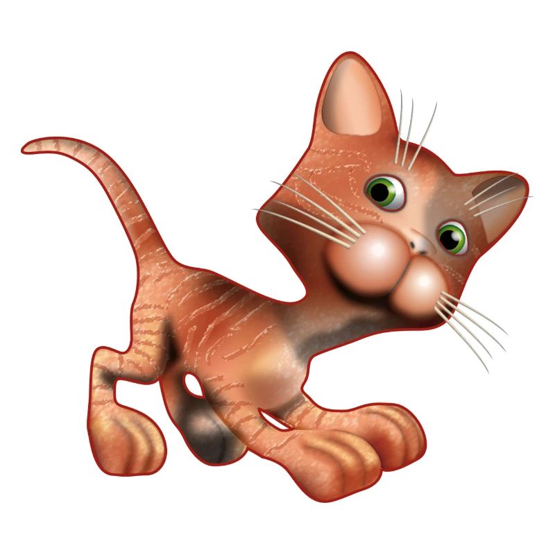 3D cat