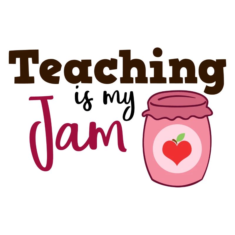 Teaching is my Jam Geschenk Lehrer Schule