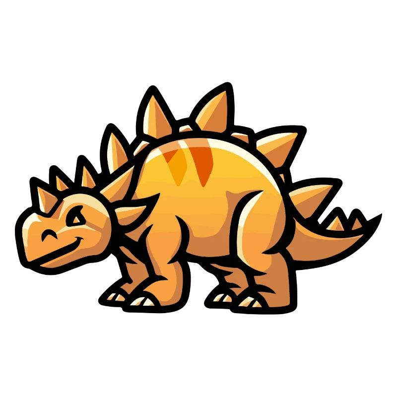 Dinosaurier stegosaurus Comic