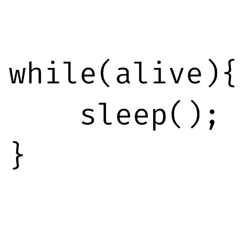 while(alive){ sleep(); Memes
