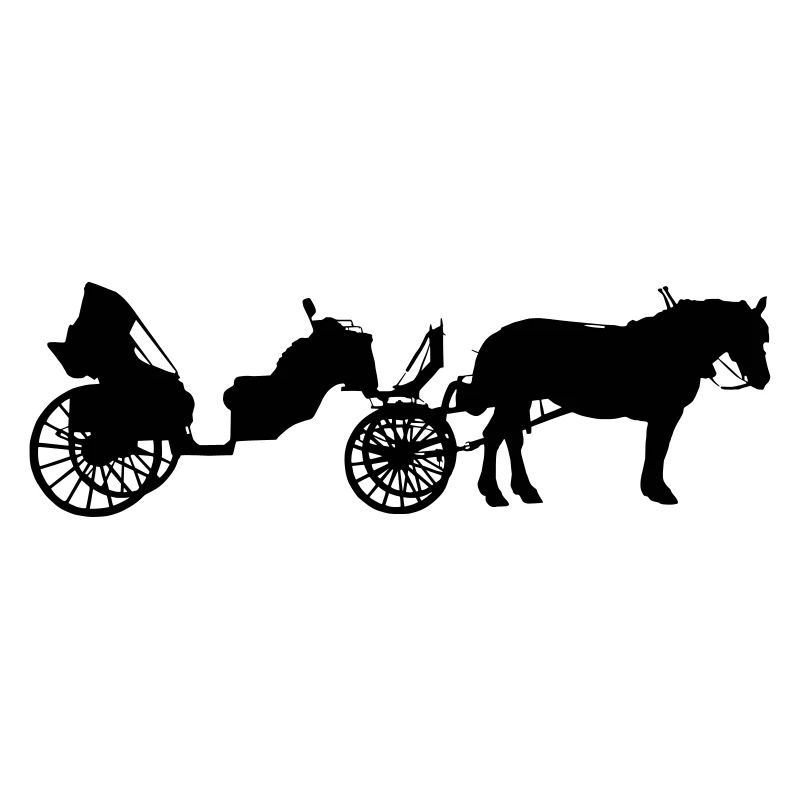 Kutsche mit Pferd