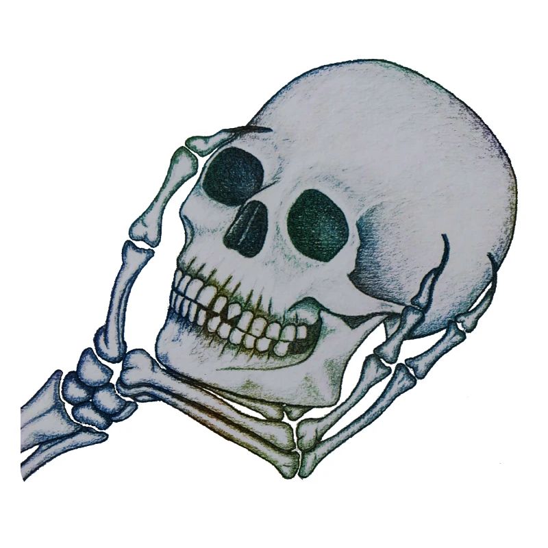 HELLFARBIGER SCHÄDEL