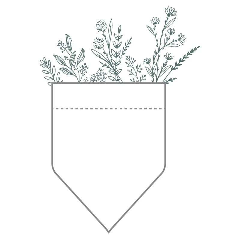 Pflanzen aus Tasche