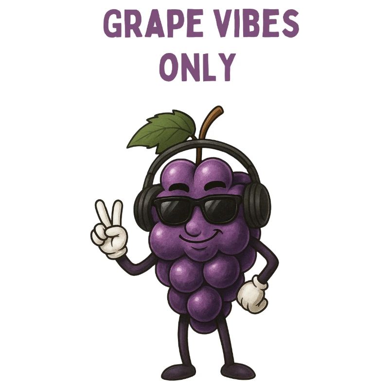 Trauben Vibes Only – Musik-Grape