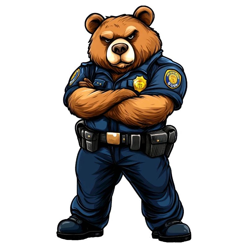 Bären Polizei - Braunbär