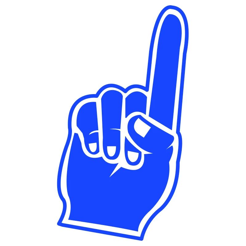Fan Hand Zeigefinger Icon
