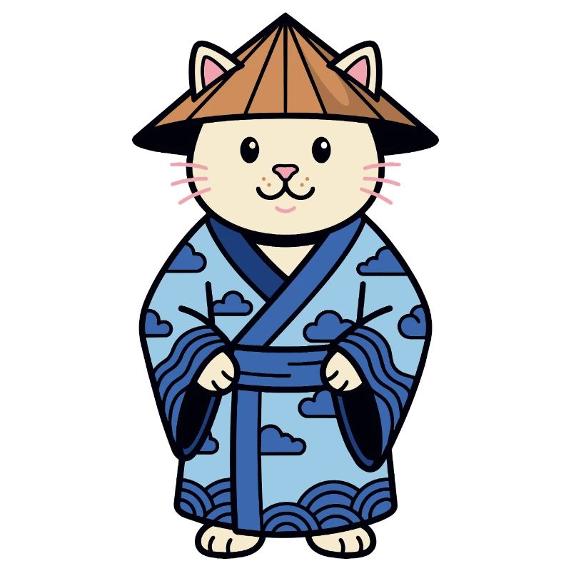 Chat de Chine mignon