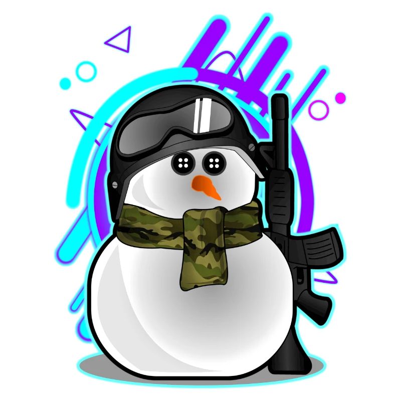 militaire sneeuwpop