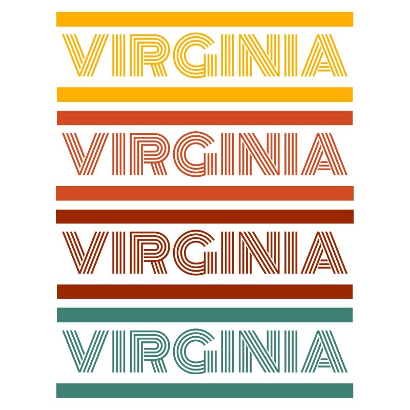 Texte de Virginie dans un design de couleur différente