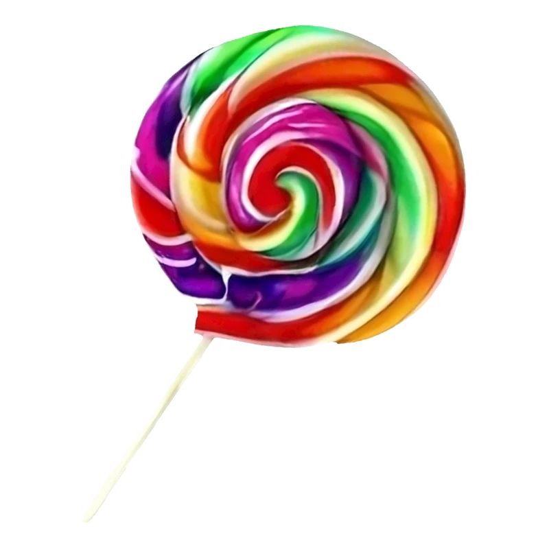 Schöner Regenbogen-Spirallutscher