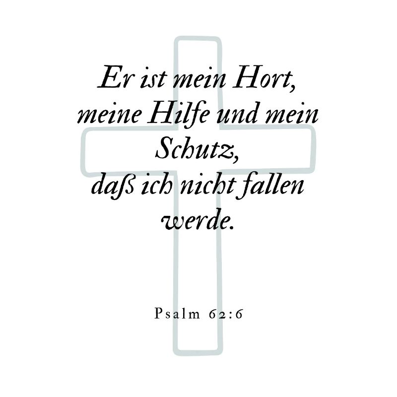 Bibelvers - Psalm 62,6