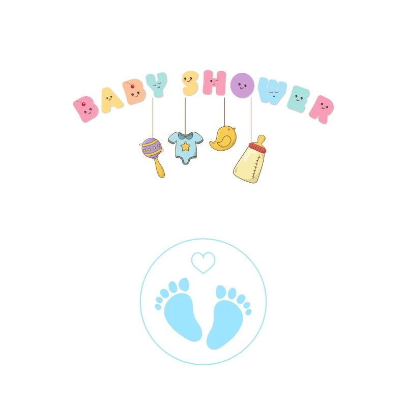 Babyshower - blau