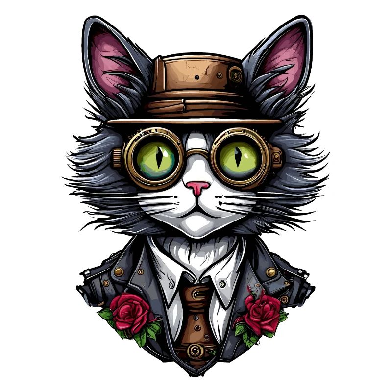 Steampunk Katze