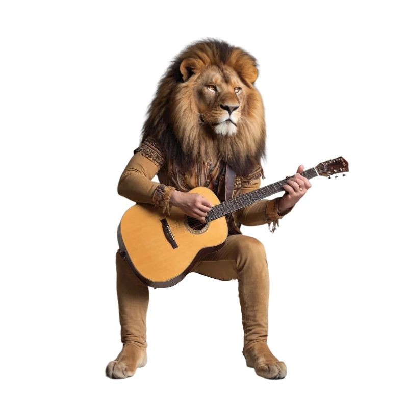 des Dschungels Gitarre