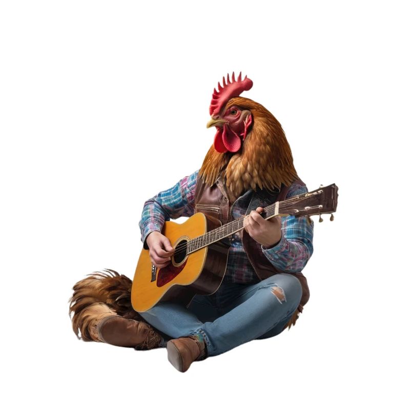 Rooster Hen Gitarre