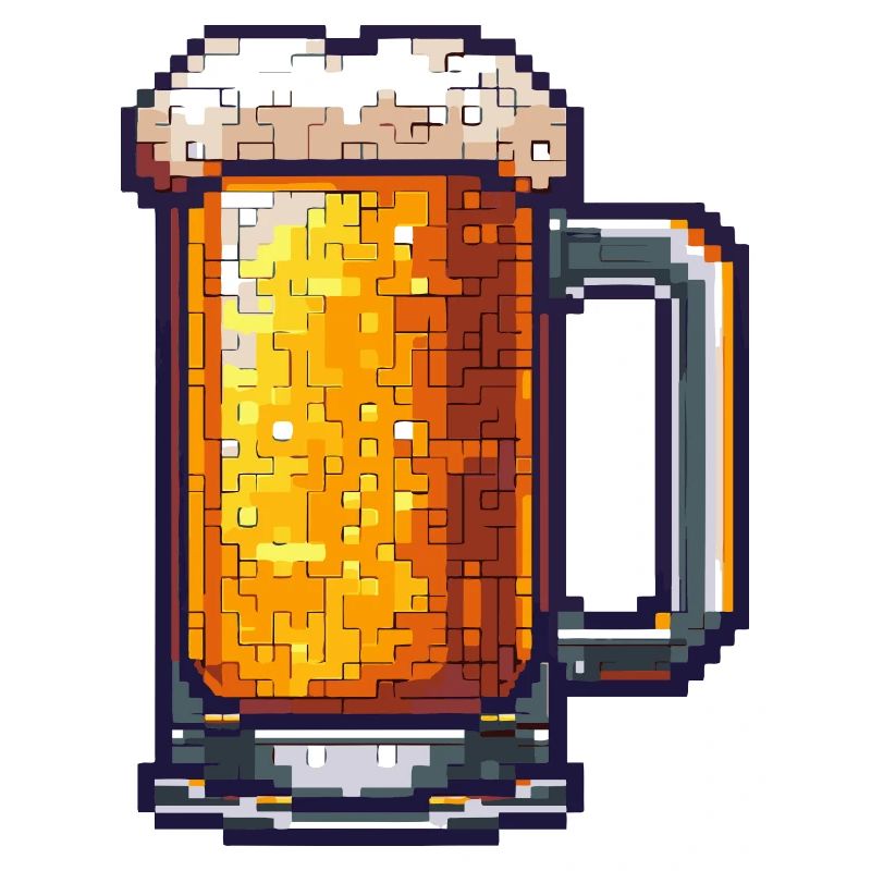 Bierkrug Pixel Bier