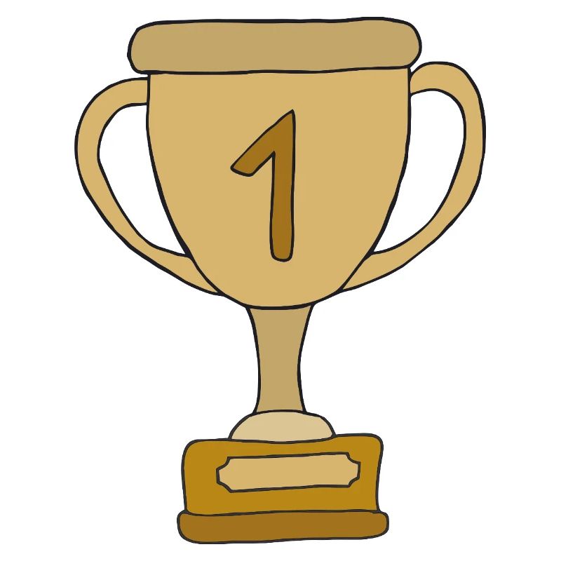 pokal platz eins