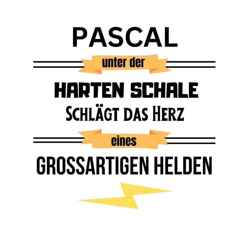 Pascal unter harte Schale eines Großartigen Helden