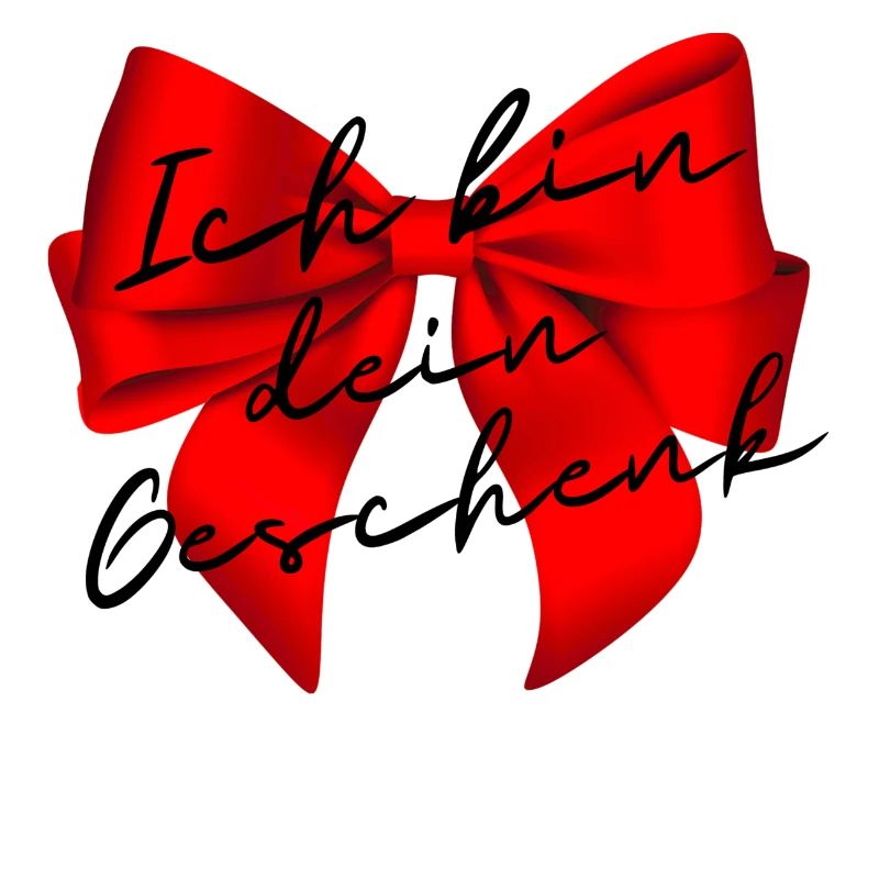 Schleife Geschenkschwarze Schrift