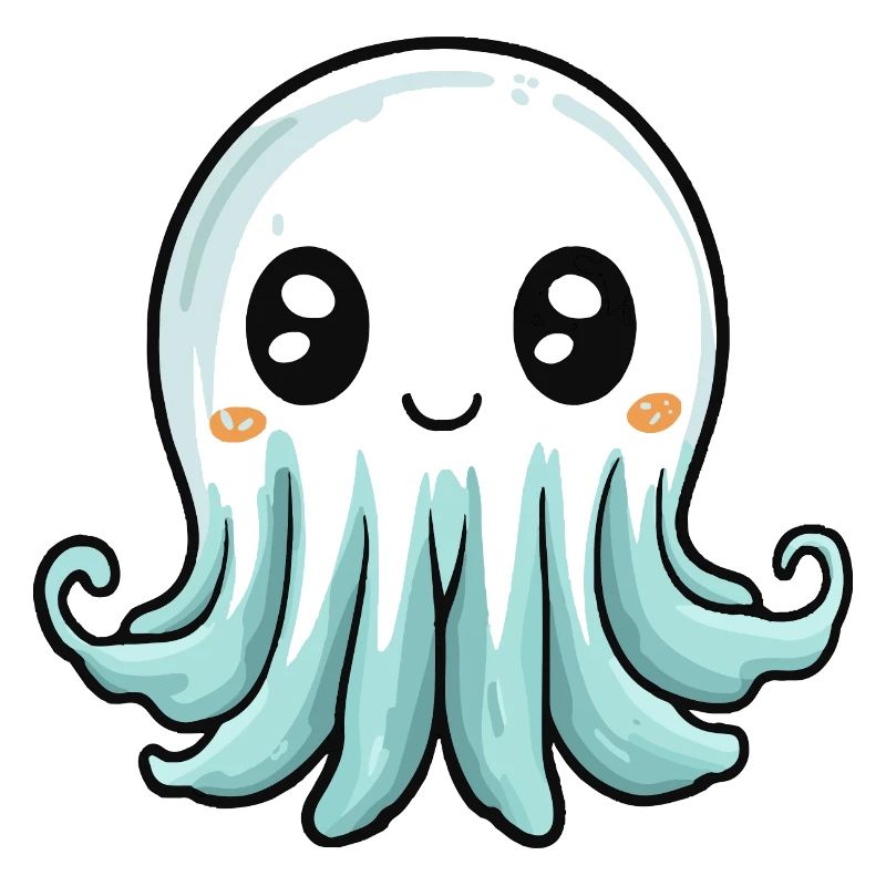 Qualle Halloween Comic Geist