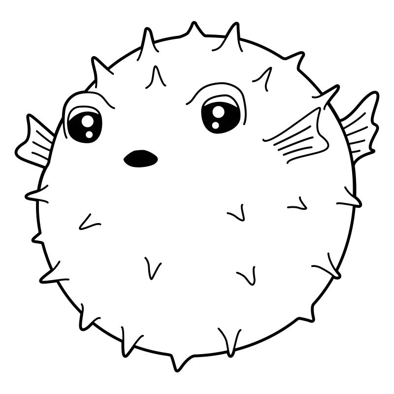 Kukelfisch lustiger Fugu