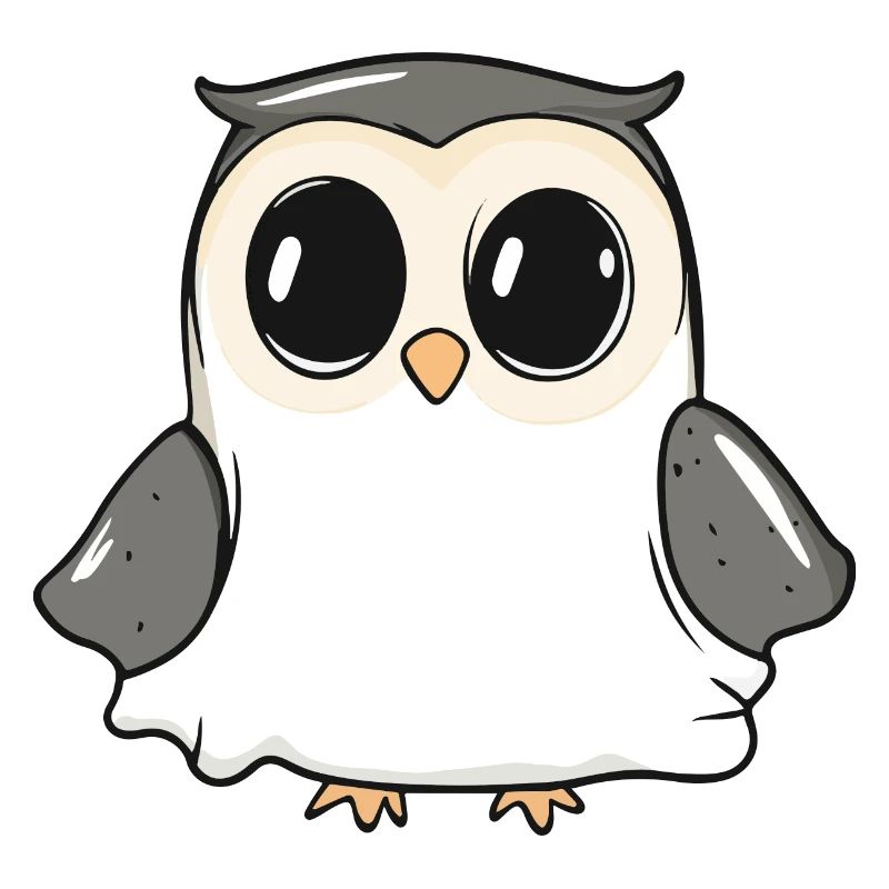 Owl Halloween Funny Ghost