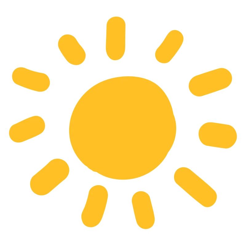 Sun drawing pattern