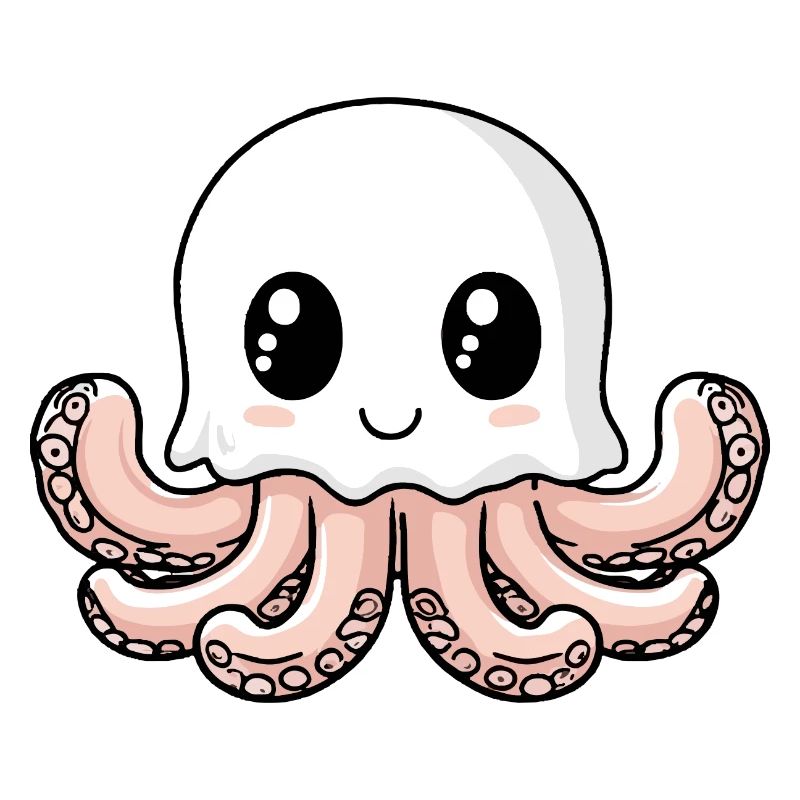 Oktopus Halloween Comic Geist