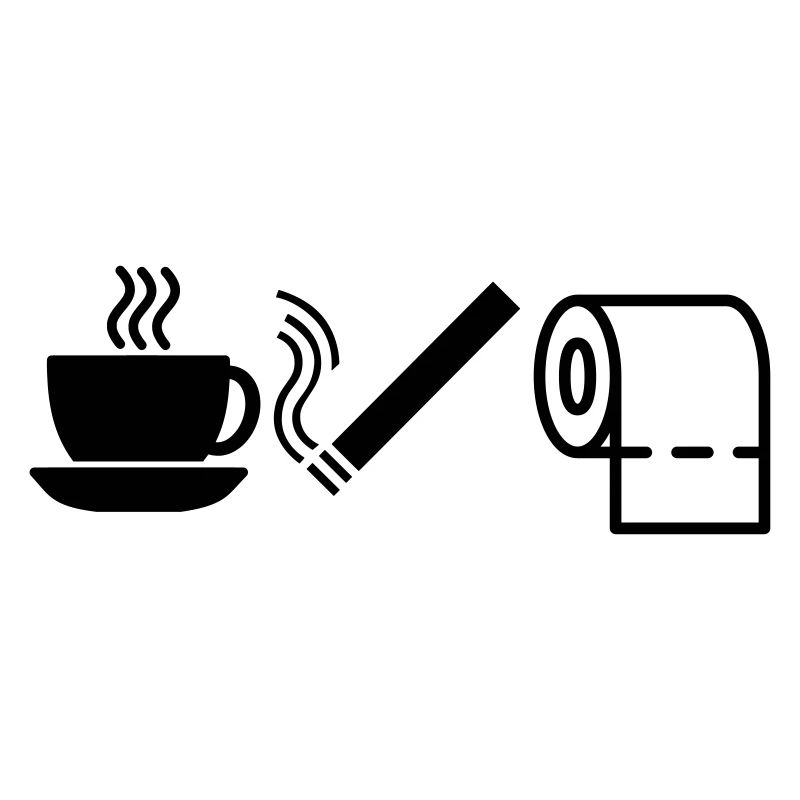 Design "Kaffee, Kippe, Klopapier"