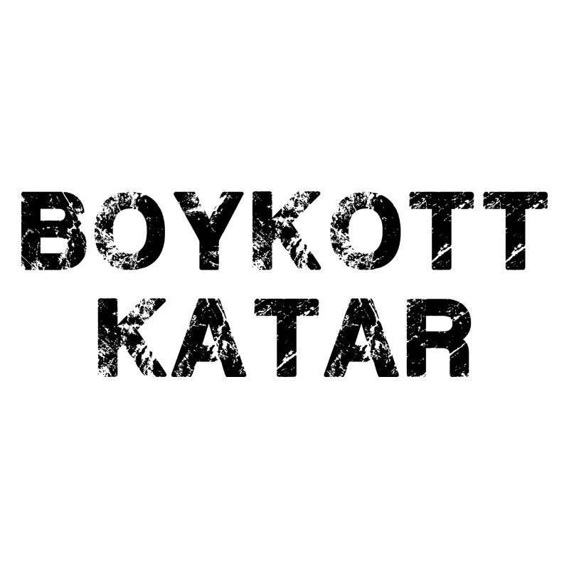 boykott katar,katar,flagge, wm,schrift