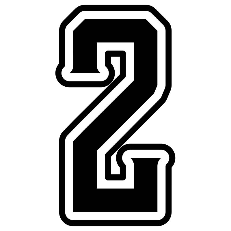 2 Zahl symbol