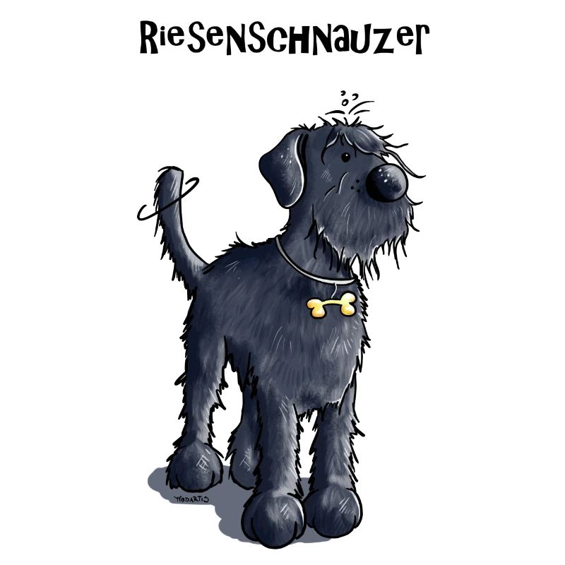 Süßer Riesenschnauzer