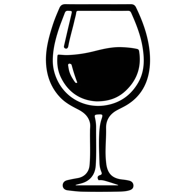 Weinglas Symbol Wein