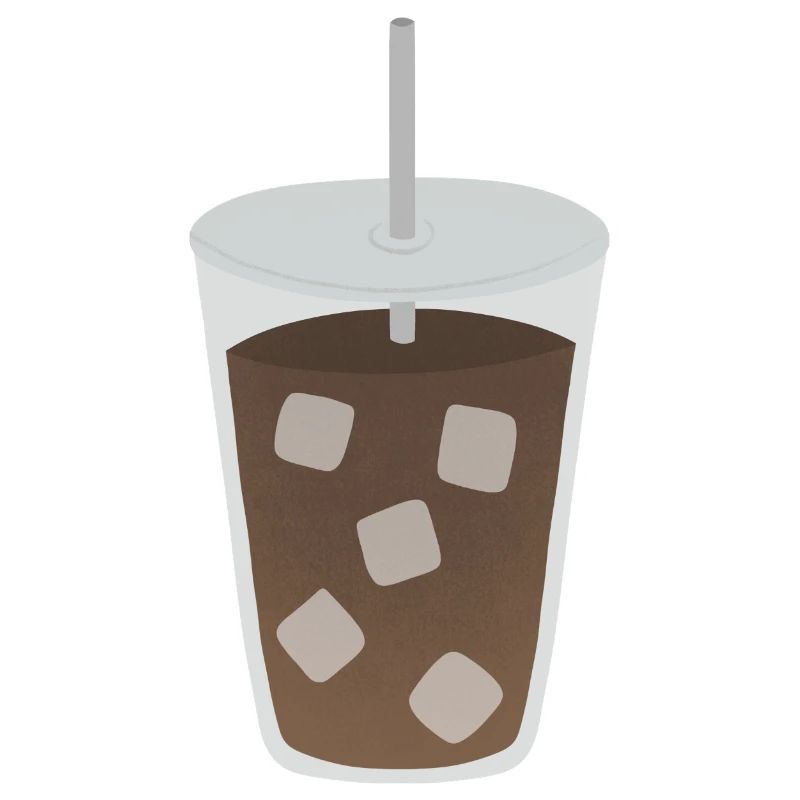 Iced Coffee Cube Pattern