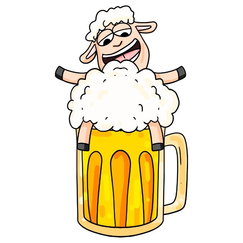 Bier Schaf Comic