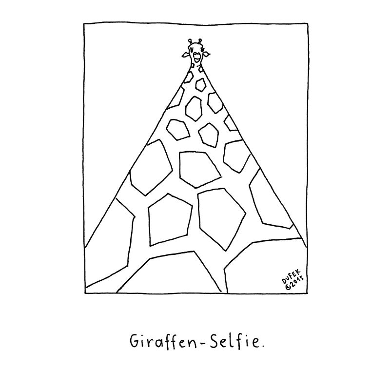 Giraffen-Selfie