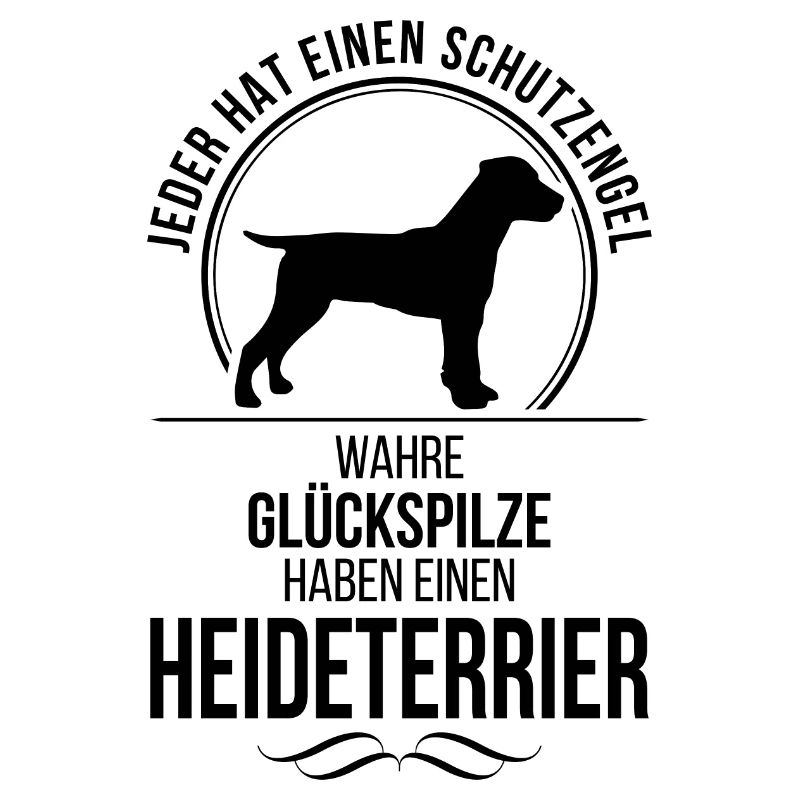 HEIDETERRIER Schutzengel Hunde Spruch Wilsigns