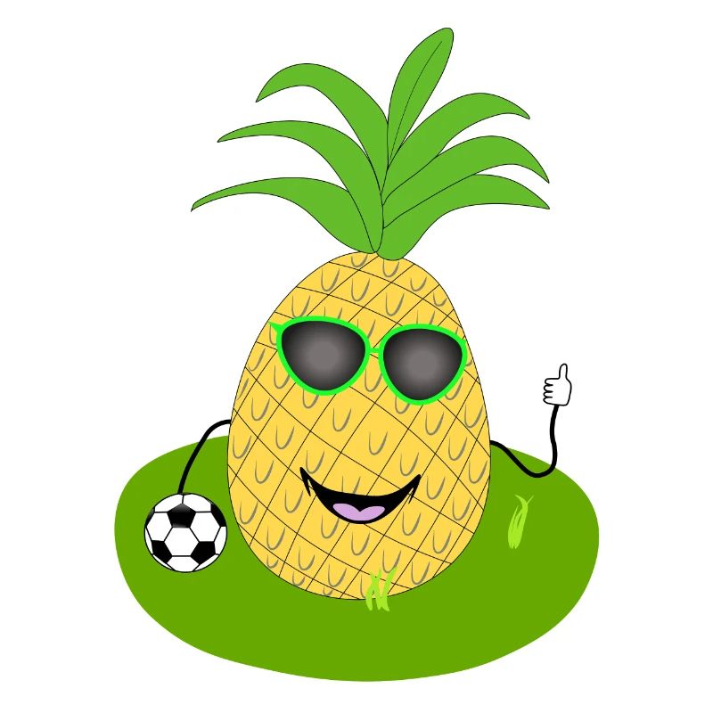 Fussball Ananas