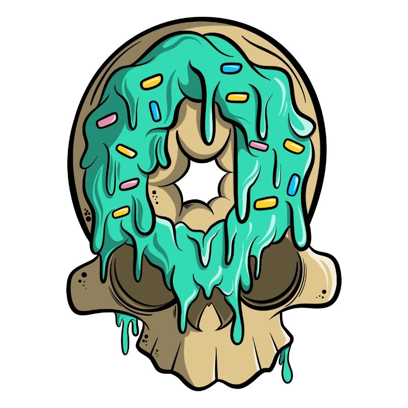 Donut Totenkopf