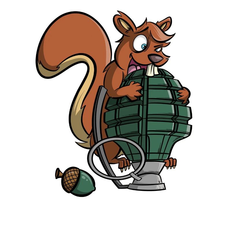 Eichhörnchen Granate