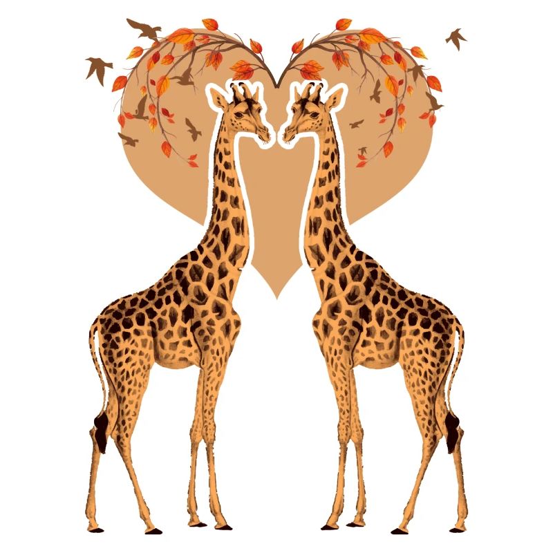 Giraffen-Liebe