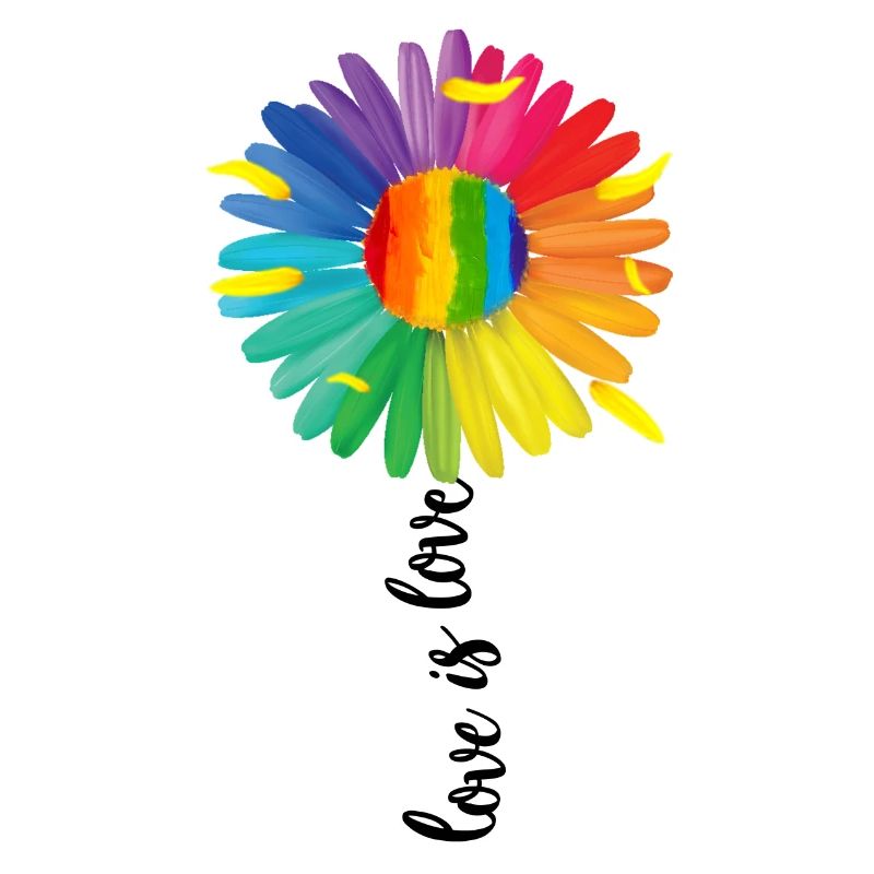 Liebe ist Liebes-Sonnenblume