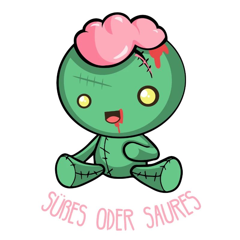 Gruselige Halloween Puppe - Süßes oder Saures