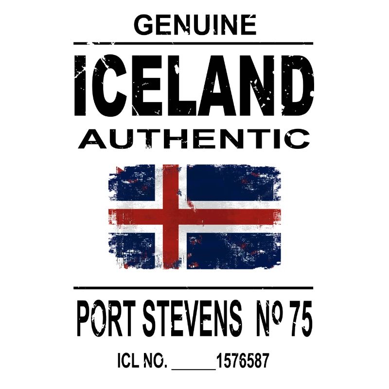 Iceland Flag Logo