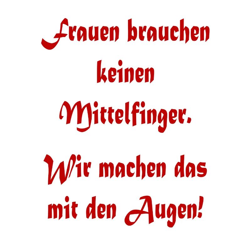 Spruch Mittelfinger